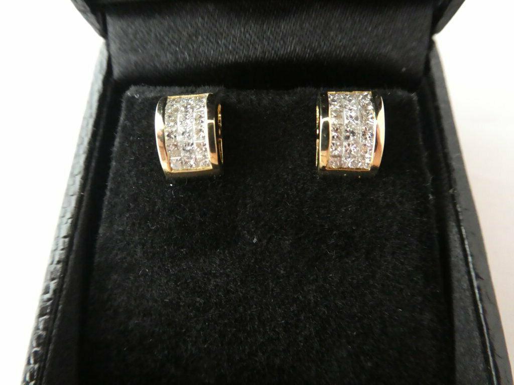 orecchini oro 18 kt diamanti 0 72