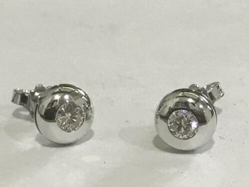 orecchini oro 18 kt punto luce uomo