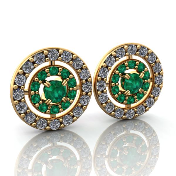 orecchini oro 18kt gr 3 60 con