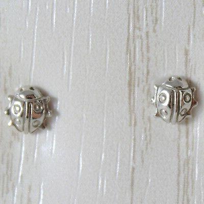 orecchini oro bianco 750 18k da bimba
