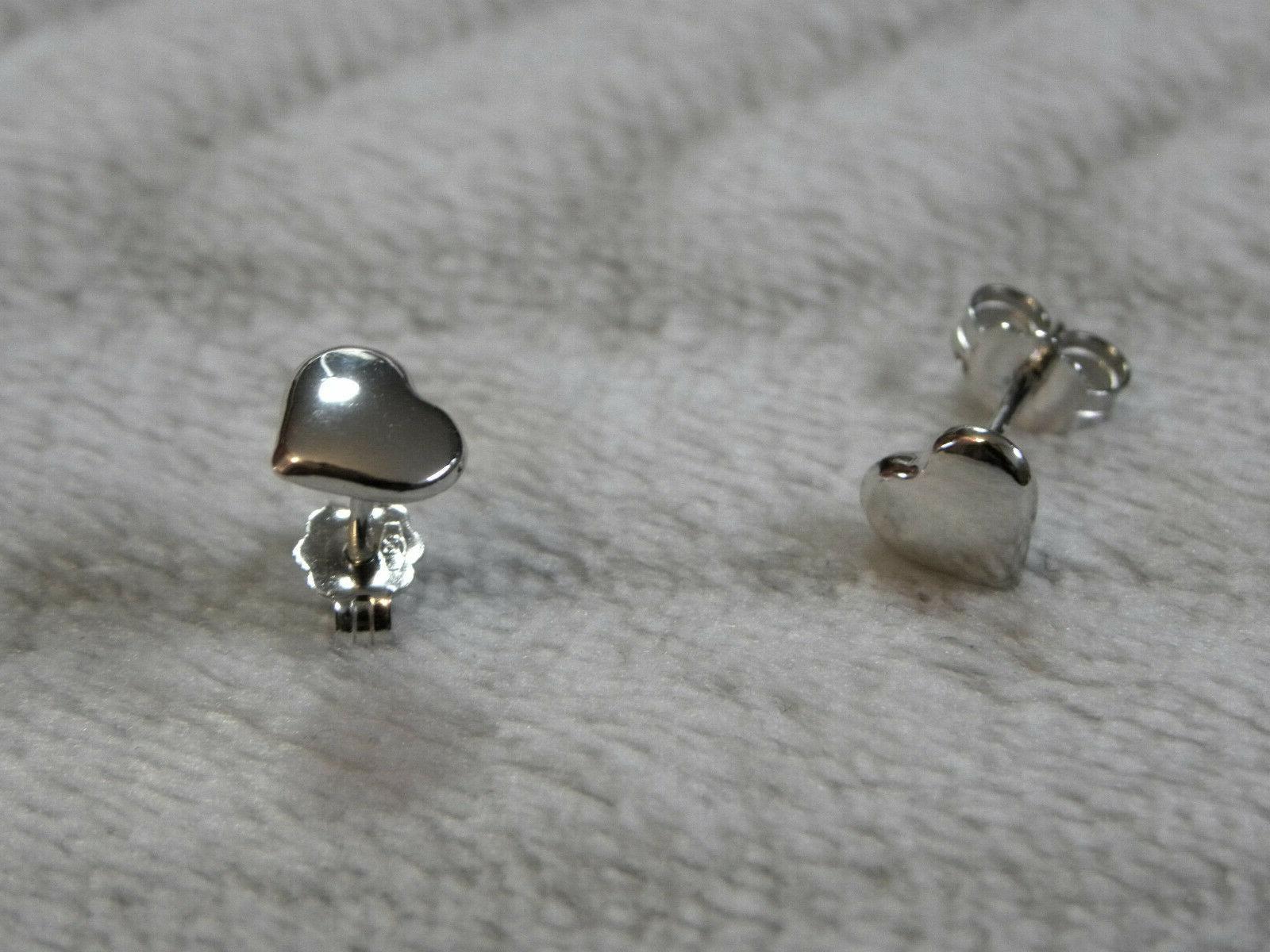 orecchini oro bianco 750 percent 18kt cuori