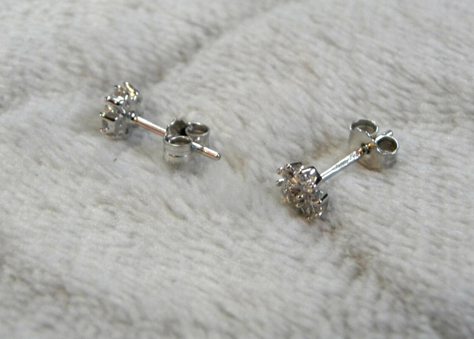 orecchini oro bianco 750 percent 18kt tipo