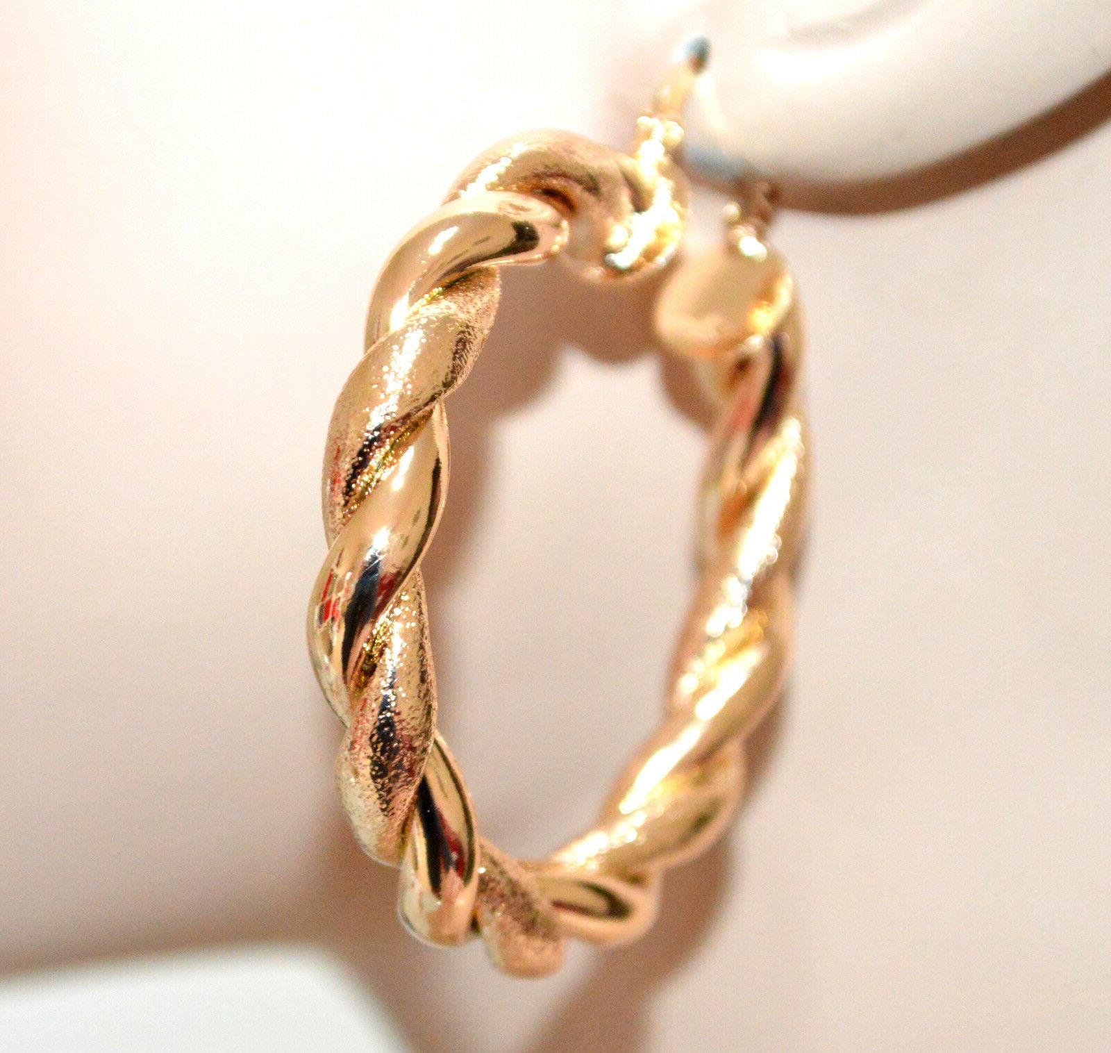 orecchini oro dorati donna cerchi lucidi satinati