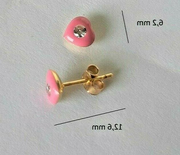 orecchini oro giallo 18 kt 750 bimba