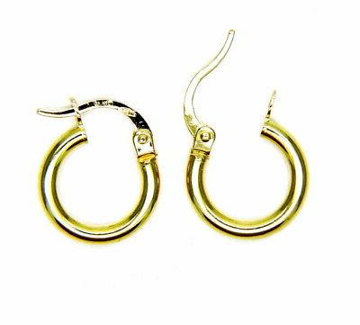 orecchini oro giallo 18kt cerchi piccoli classici