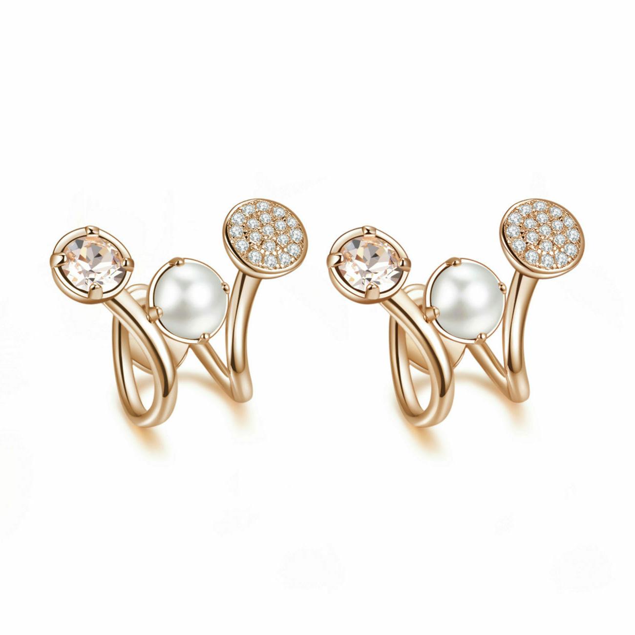 orecchini ottone affinity bff80 ramati con perle