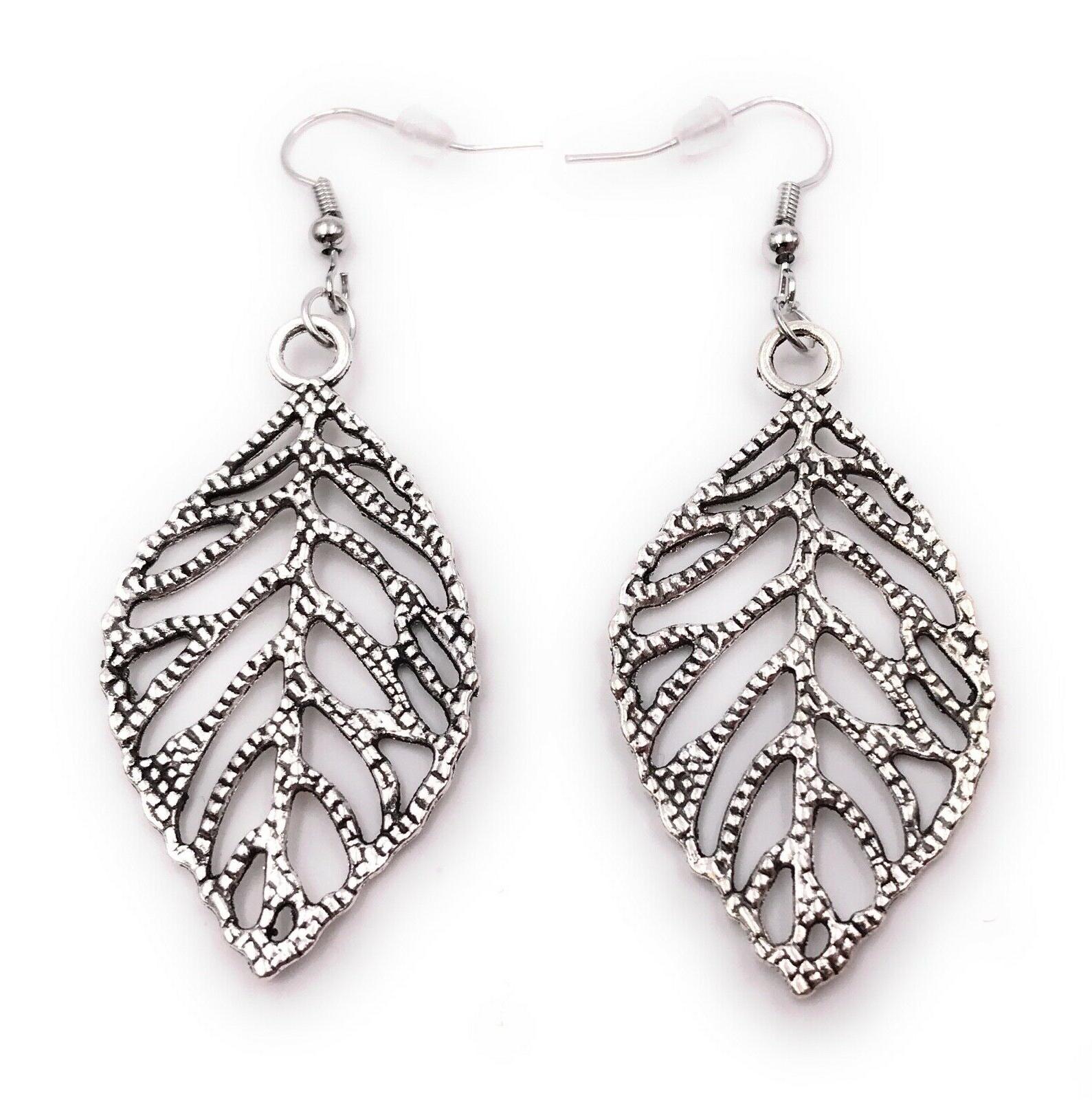 orecchini paio foglia abete acero orecchini in