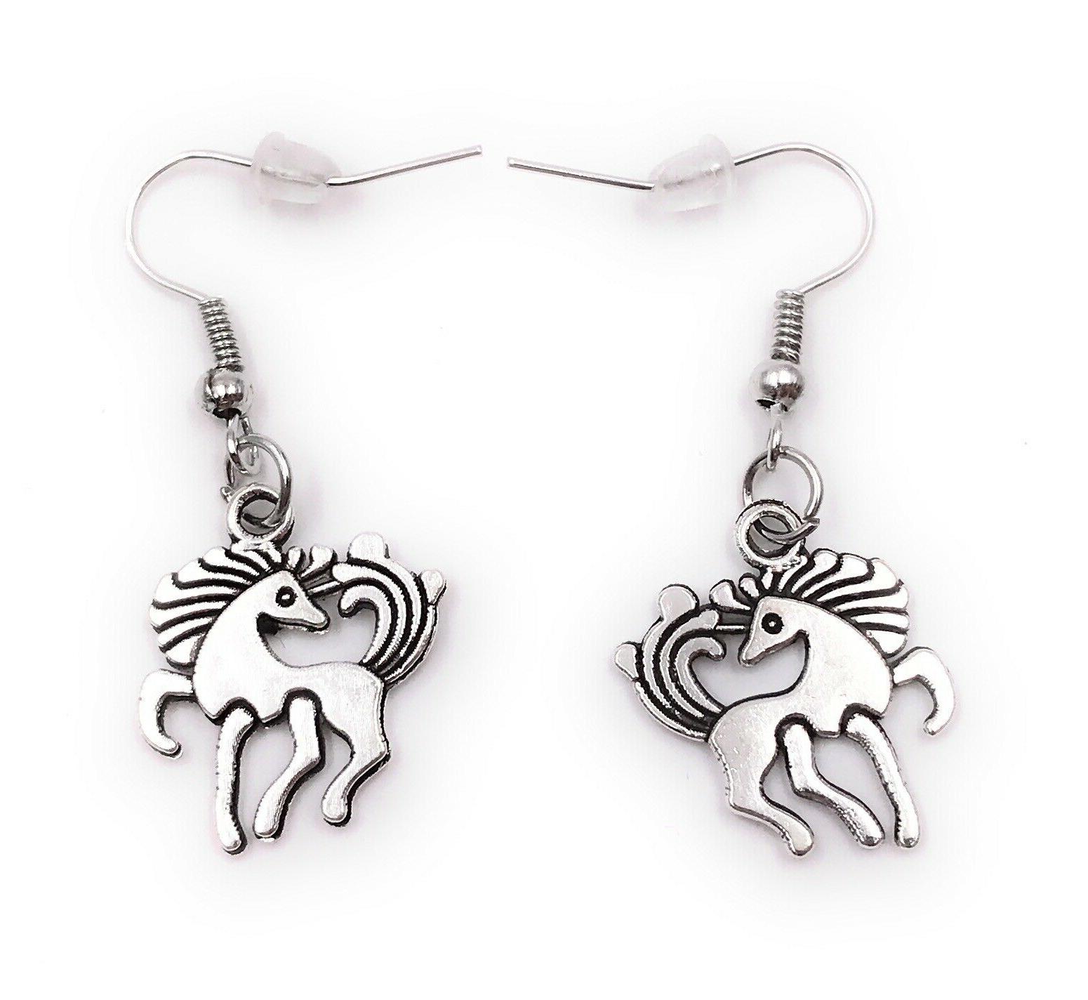 orecchini paio unicorno che balla orecchini in