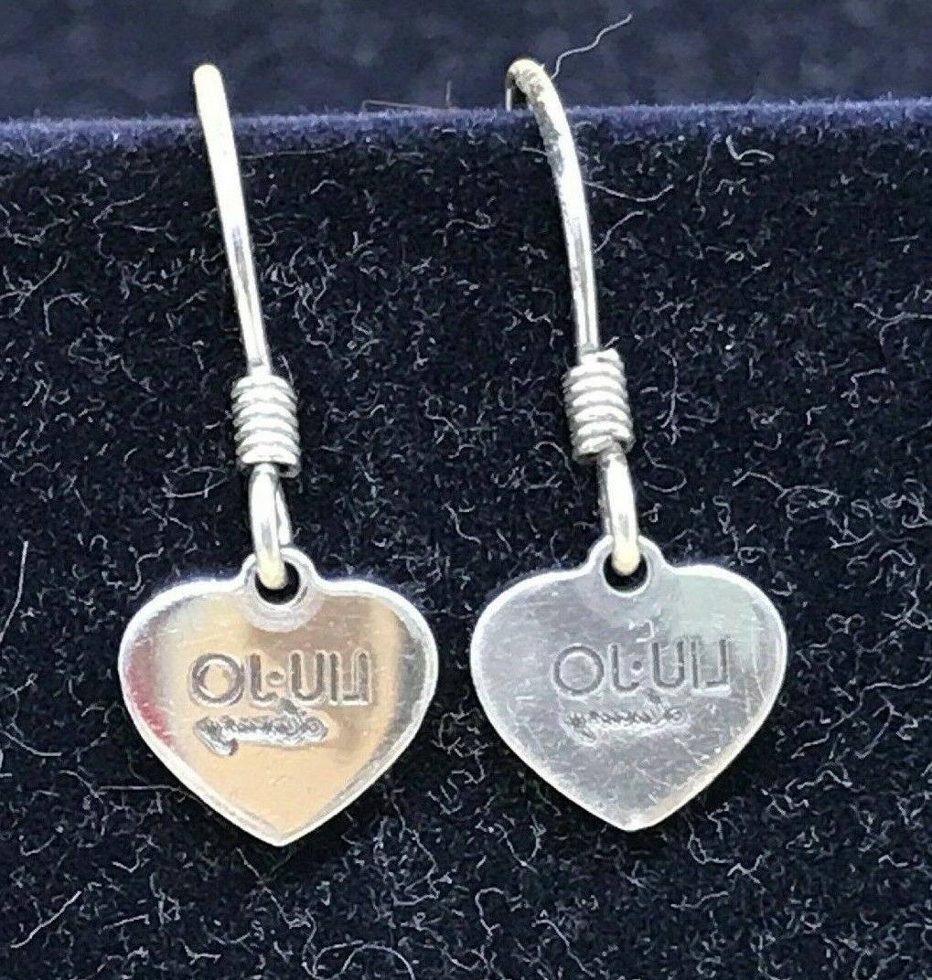 orecchini pendenti a cuore mod lj373 in