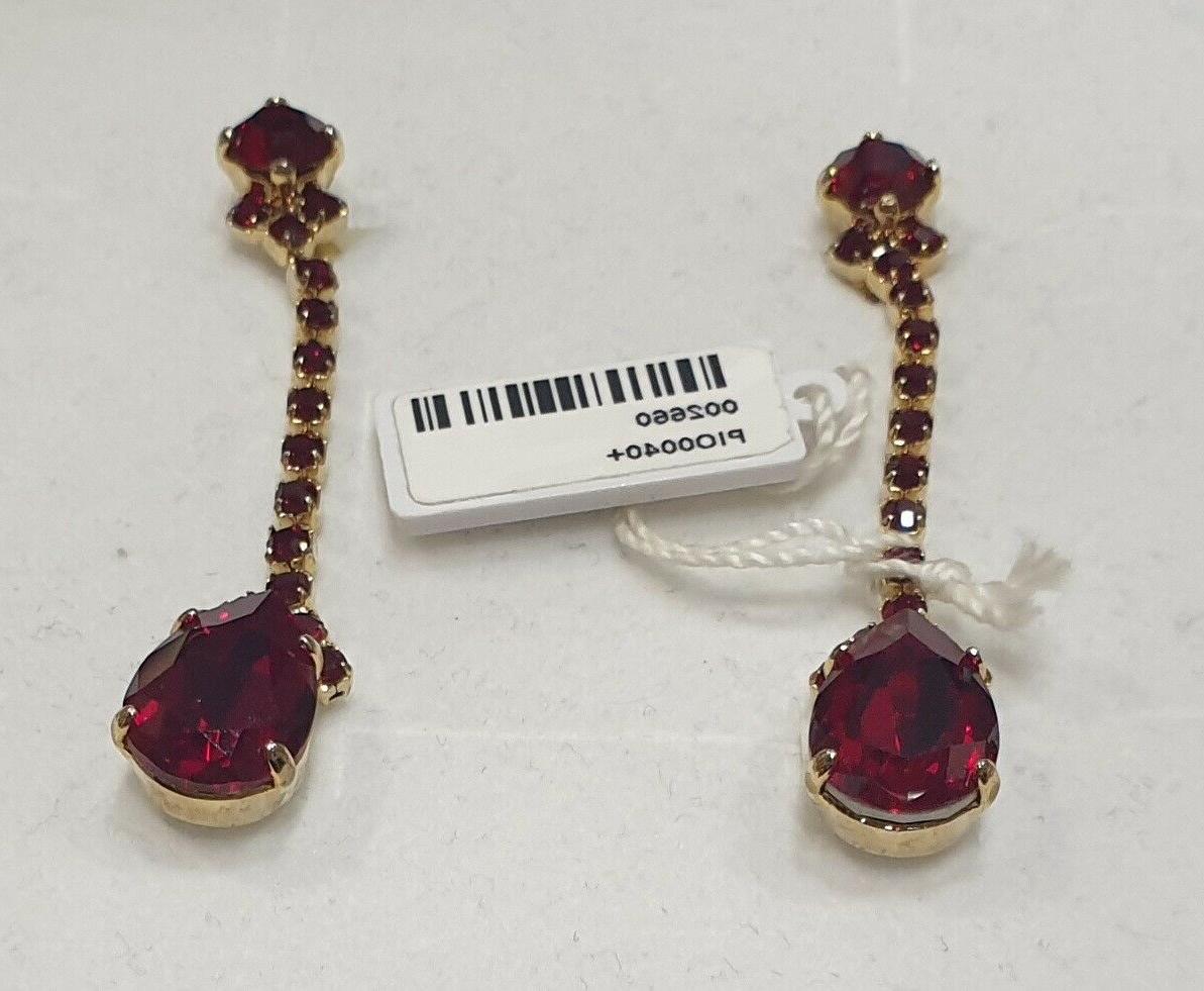 orecchini pendenti a goccia con swarovski originali