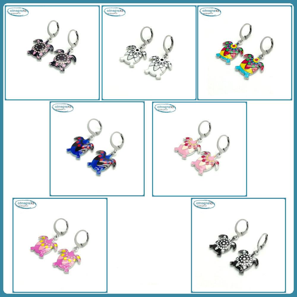 orecchini pendenti acciaio cerchio pendente bigiotteria inox