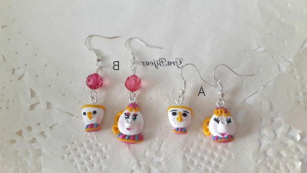 orecchini pendenti chicco teiera la bella e