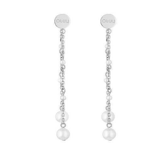 orecchini pendenti con perle lj1502