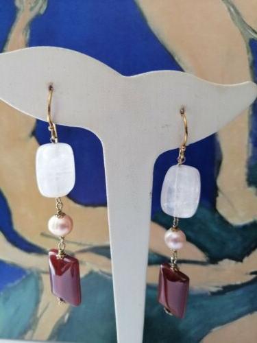 orecchini pendenti da donna argento 925 perle