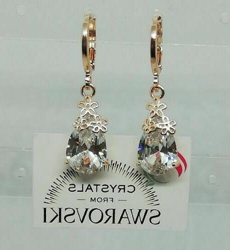 orecchini pendenti da donna con cristalli swarovski