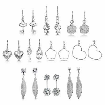 orecchini pendenti donna in argento sterling 925