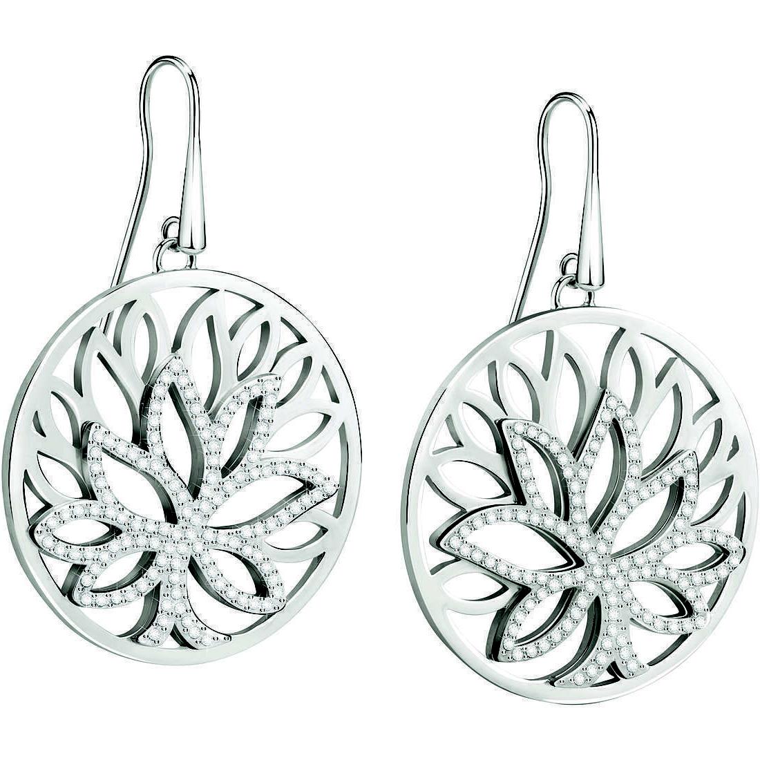 orecchini pendenti donna ragazza gioielli linea loto