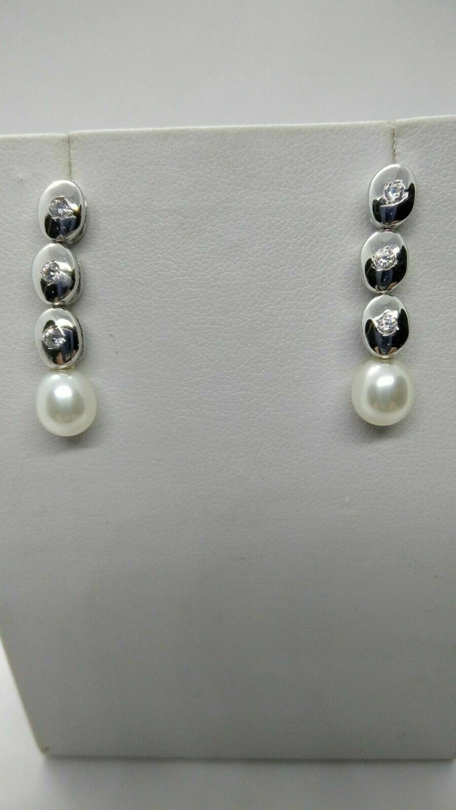 orecchini pendenti in argento 925 1000 rodiato