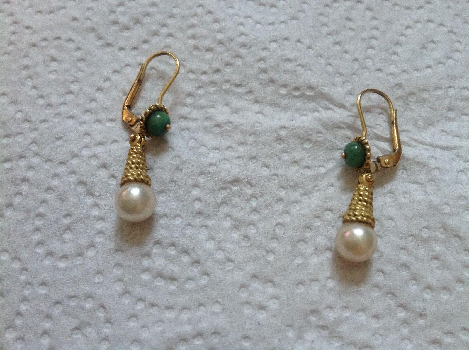 orecchini pendenti in oro 18 kt