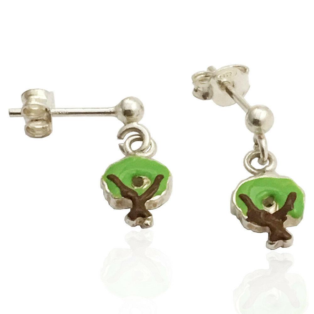 orecchini pendenti per bambina albero della vita