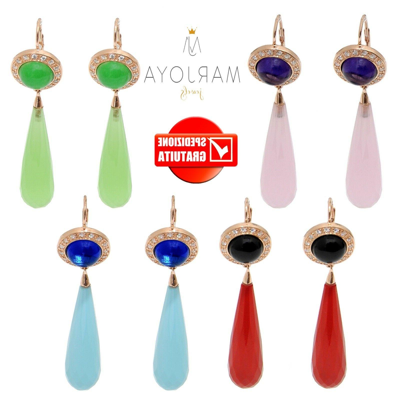 orecchini pendoli lunghi in argento rose con