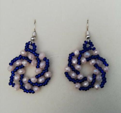 orecchini perline swarovski artigianali