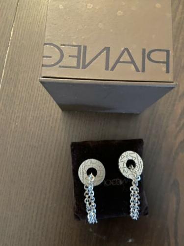 orecchini pianegonda in argento 14gr con scatola