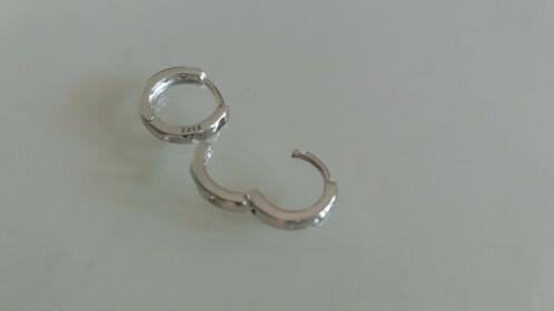 orecchini piccoli donna argento 925 strass 13