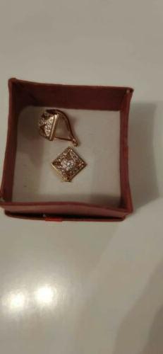 Placcati In Oro Rosa Per Donna Eleganti Strass Cuore