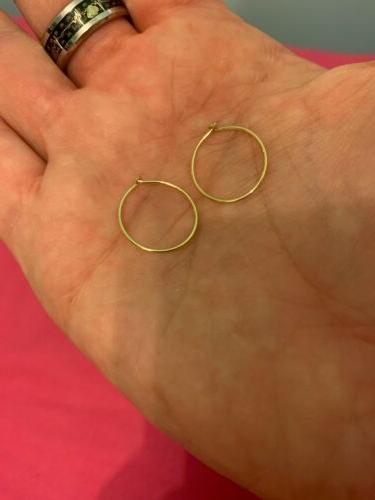 orecchini pomellato cerchio piccolo oro 18kt