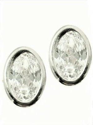 orecchini punto luce donna ragazza oro bianco