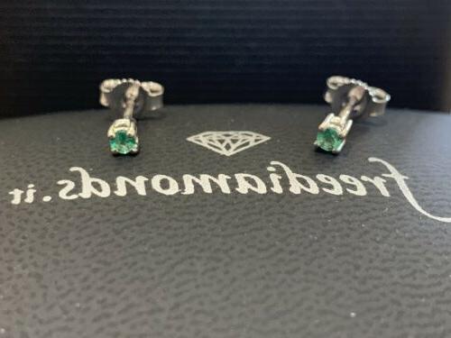 orecchini punto luce oro 18 kt con