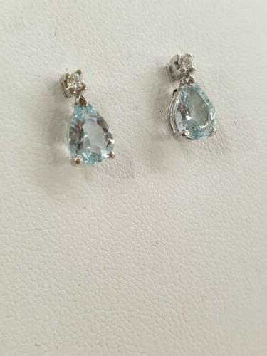 orecchini punto luce oro bianco 18 kt