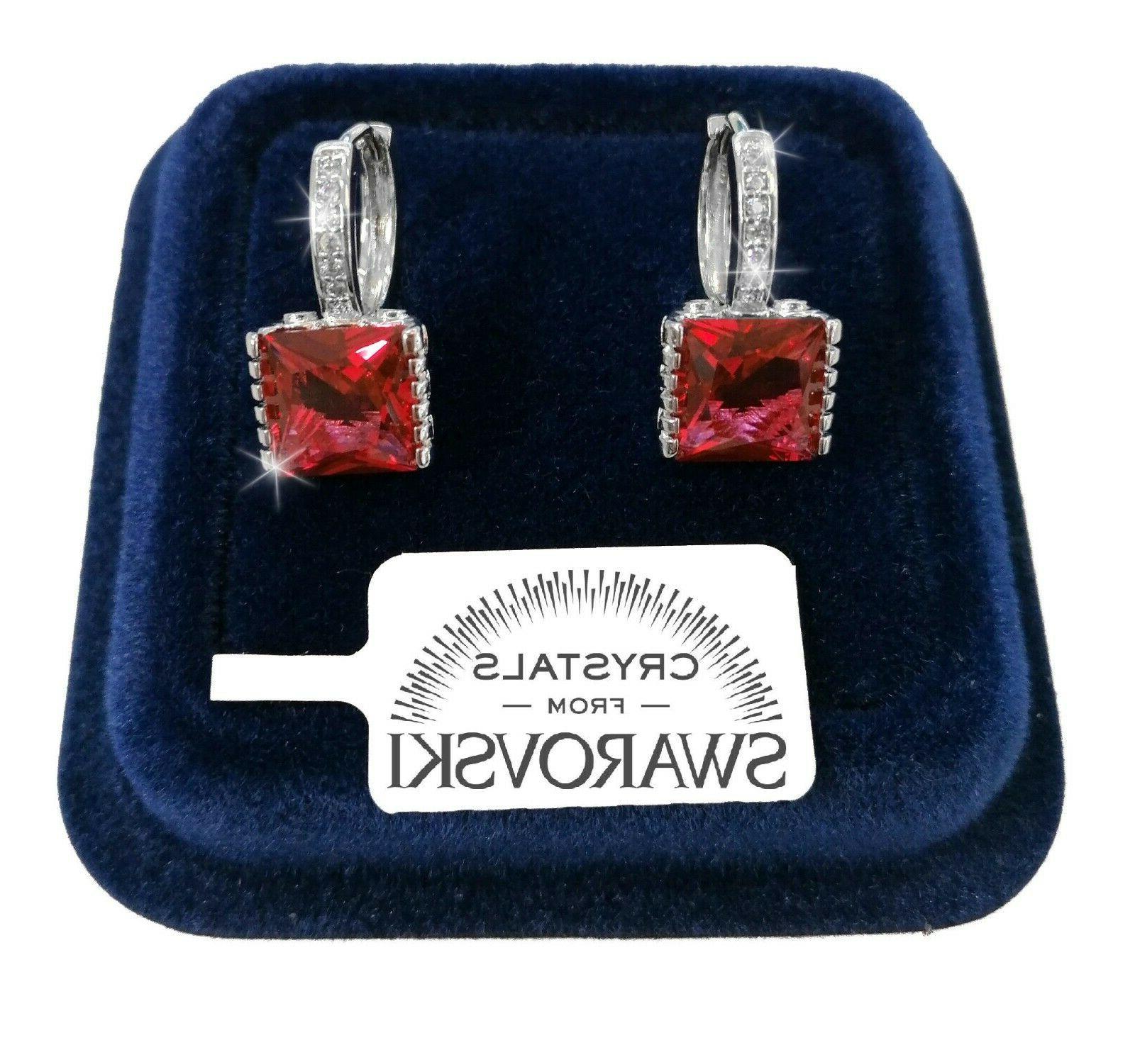 orecchini punto luce quadrato pl oro rosso