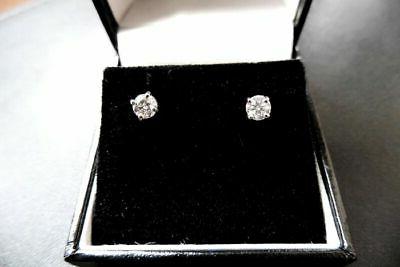 orecchini puntoluce in oro bianco con diamanti