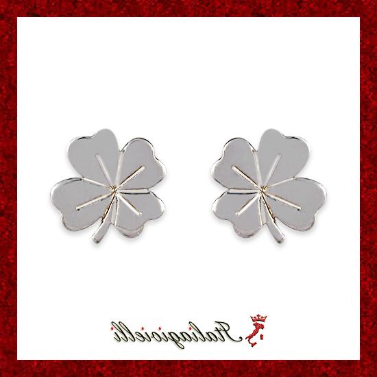 orecchini quadrifoglio gioielli donna in argento 925