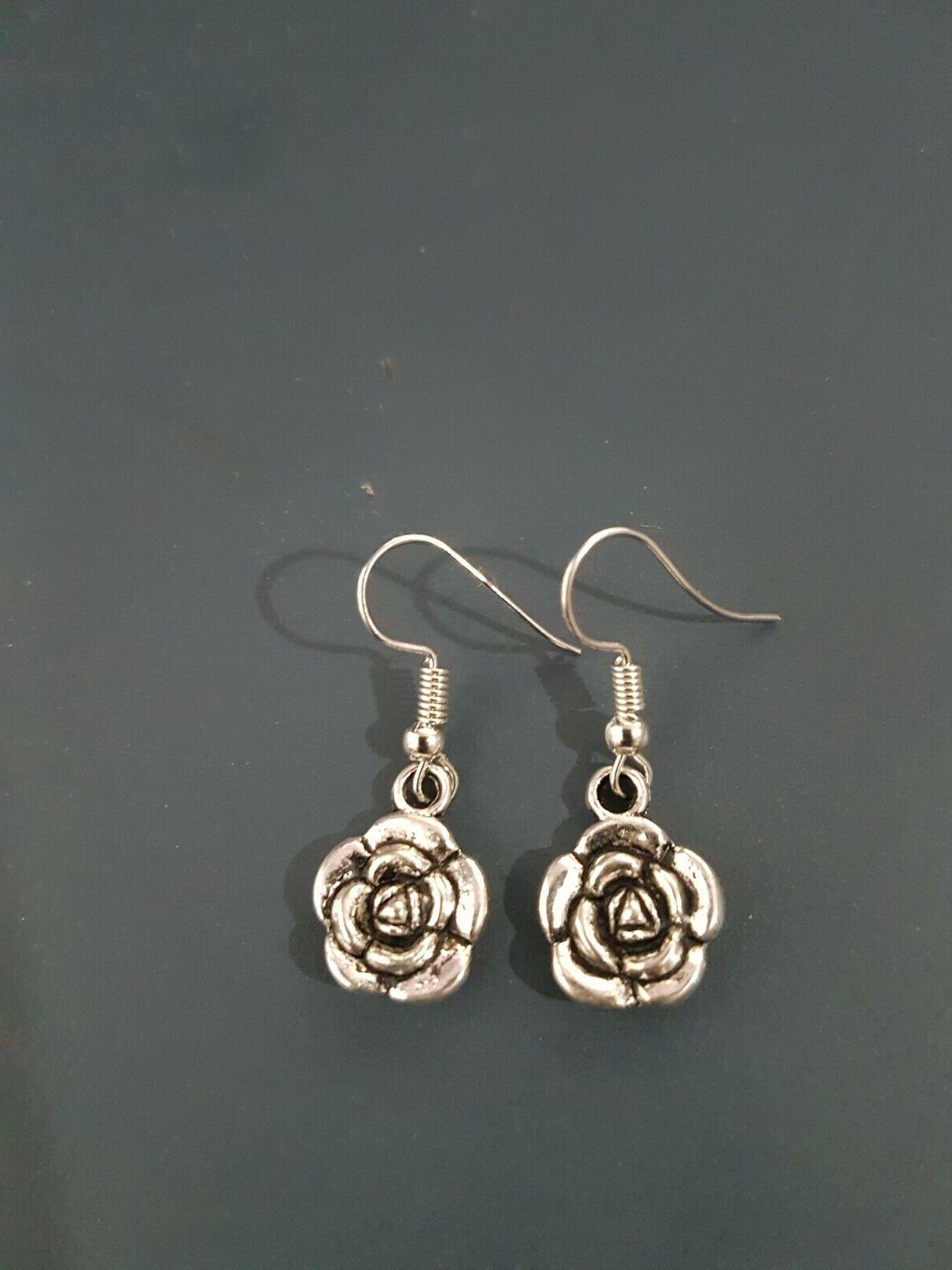 orecchini rosa 33 x 12 mm donna