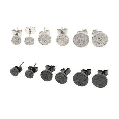 orecchini rotondi minimalisti a forma di piccoli