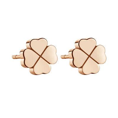 orecchini s agapo click in acciaio a