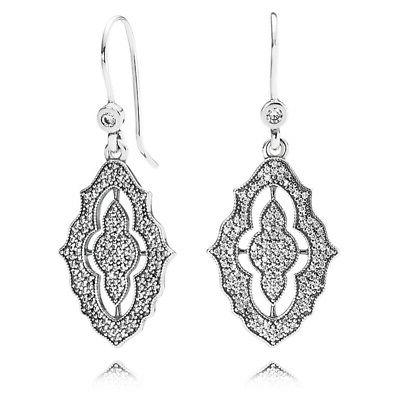 orecchini scintillante a punta argento zirconi 290563cz