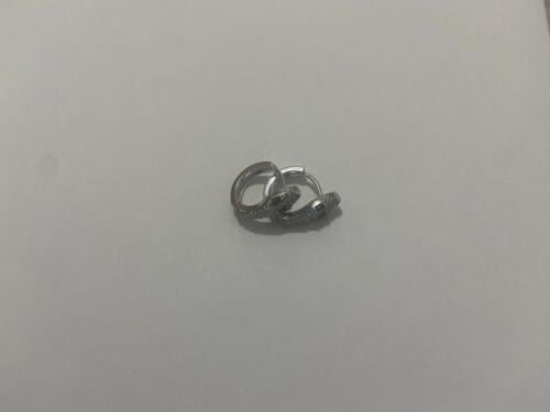 orecchini serpente a cerchio con strass