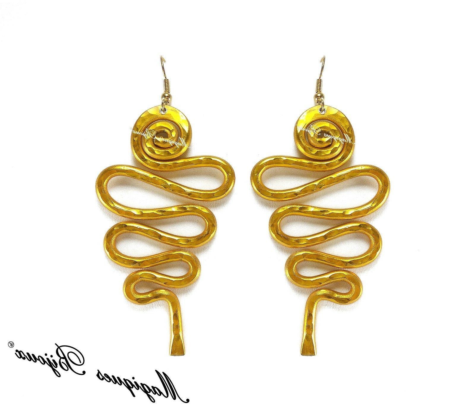 orecchini serpente etrusco celtico etnico tribale zen