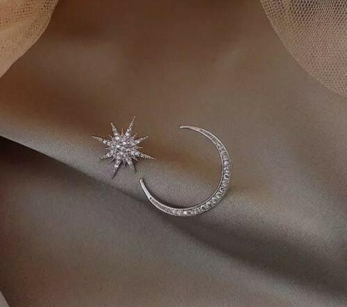 orecchini sole luna argento e oro