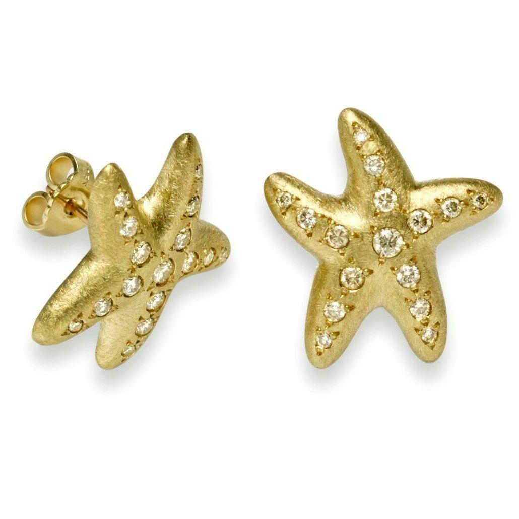 orecchini stella marina polvere di stelle con