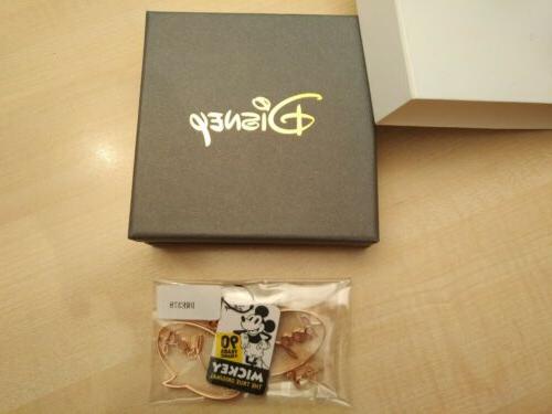 orecchini topolino 90 anni rose gold plated