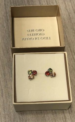 orecchini trilogy argento silver 925 swarovski zirconia