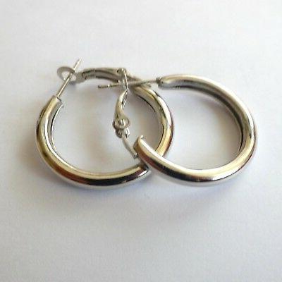 orecchini uomo donna cerchi lisci metallo colore