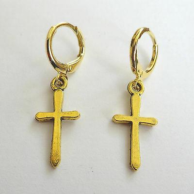 orecchini uomo donna cerchi retro colore oro