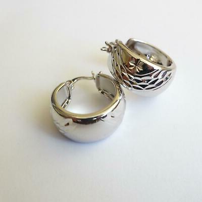 orecchini uomo donna grandi cerchi colore argento