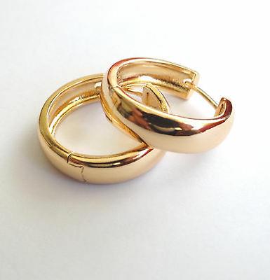 orecchini uomo donna grandi cerchi colore oro